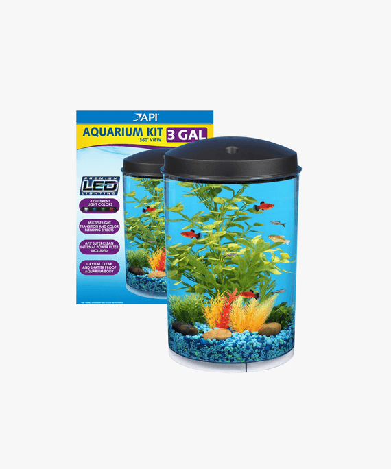 API Aquariums Tropical 360 View Aquarium Starter Kit